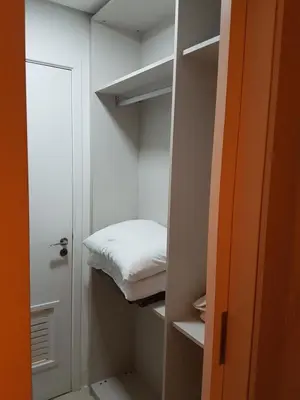 Uma cama ou camas num quarto em Landscape Beira Mar - 1804 Gold B