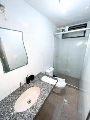Uma casa de banho em flat 202 Atlantico residence