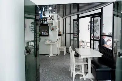 A planta de flat 202 Atlantico residence