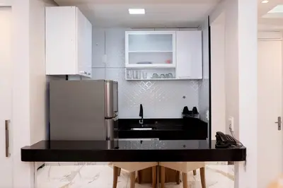 A cozinha ou kitchenette de Flat atlantico 1301