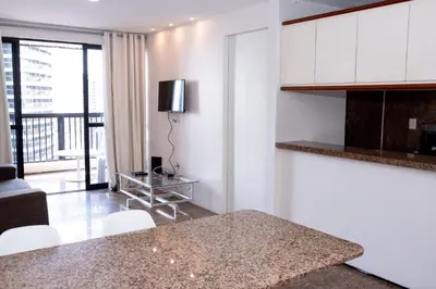 A cozinha ou kitchenette de Flat atlantico 1601