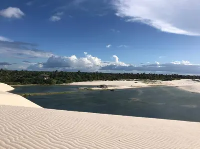 Paisagem natural perto da casa de férias