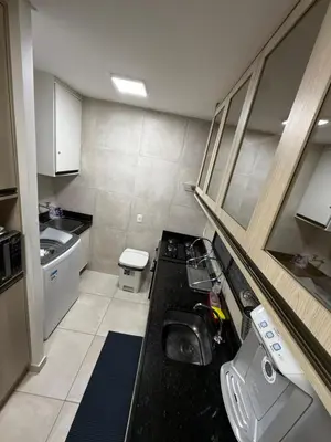 A cozinha ou kitchenette de Wai Wai Cumbuco Eco Residence
