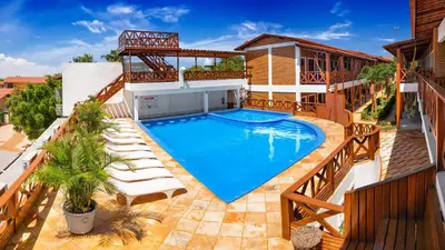 A piscina em ou perto de Rede Andrade Jeri Hotel