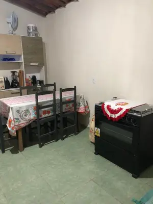 A cozinha ou kitchenette de Casinha no Sítio