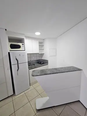 A cozinha ou kitchenette de Vista Incrível IATE Plaza 17