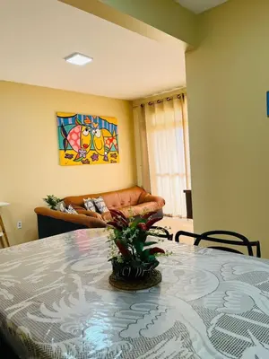 Uma área de estar em Aluga-se Apartamento em Fortaleza-CE