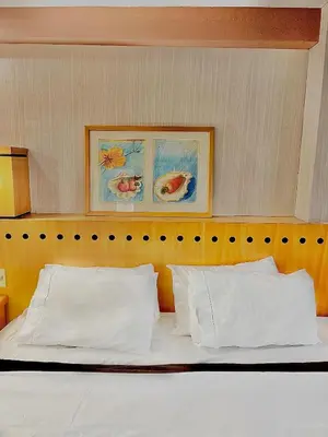 Uma cama ou camas num quarto em Flat Particular em Blue Tree Towers Beira Mar Fortaleza