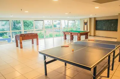 Comodidades para ténis de mesa em Beach Class Fortaleza 402 ou nas proximidades