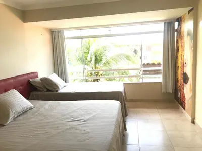 Uma cama ou camas num quarto em Cartier Praia