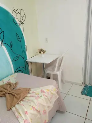 Uma cama ou camas num quarto em Recanto Canoa - Canoa Quebrada