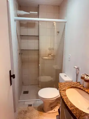 Uma casa de banho em Studio 208 Praia de Iracema