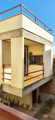 Uma varanda ou terraço em Loft Vila Murici