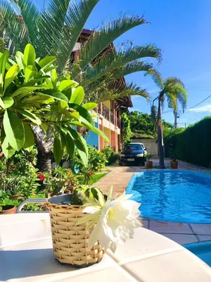 A piscina em ou perto de Pousada Vila do Pôr do Sol Canoa Quebrada