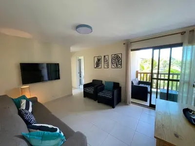 Uma televisão e/ou sistema de entretenimento em Paraíso