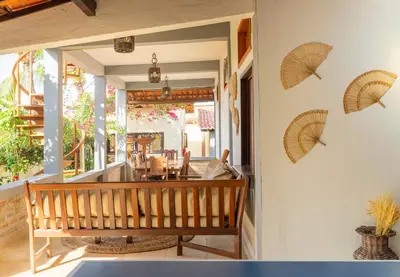 Uma varanda ou terraço em Pousada Villa Tomasi