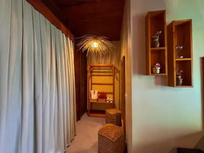Uma cama ou camas num quarto em Terrasa Solar Hotel