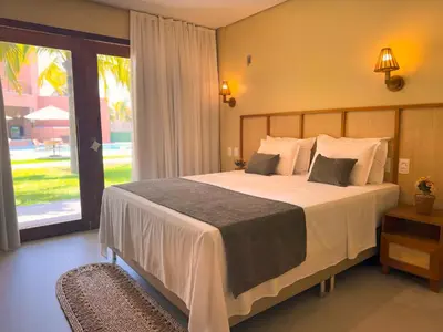 Uma cama ou camas num quarto em Terrasa Solar Hotel