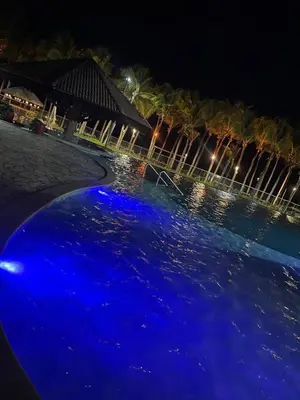 A piscina em ou perto de Resort Manhattan Beach Aquiraz Riviera