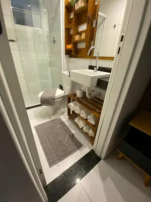 Uma casa de banho em Aurora Fortaleza