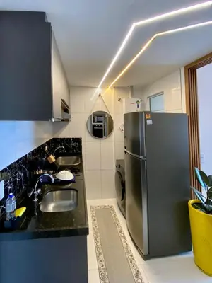 A cozinha ou kitchenette de Aurora Fortaleza