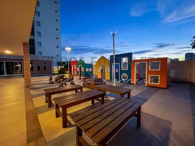 O edifício onde o apartamento está situado