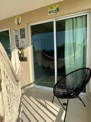 Uma varanda ou terraço em Apartamento Paradise Golf Ville