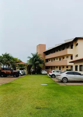 O edifício onde o apartamento está situado