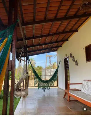 Um pátio ou outra área exterior em Casa Girasol