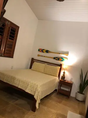 Uma cama ou camas num quarto em Casa Girasol