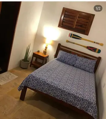 Uma cama ou camas num quarto em Casa Girasol