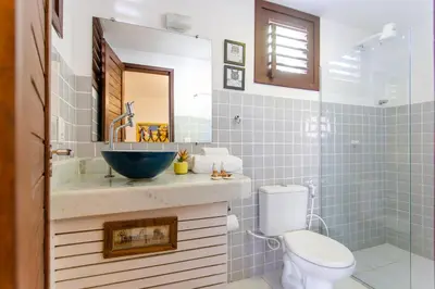 Uma casa de banho em Pousada La Vie Jeri