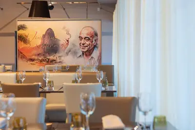 Um restaurante ou outro lugar para comer em Vila Galé Collection Sunset Cumbuco