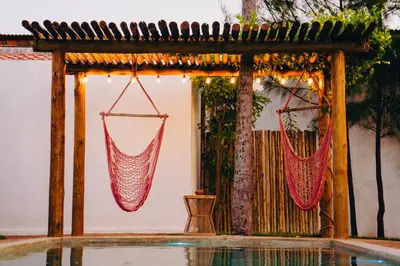 A piscina em ou perto de Casa de Coco Icarai