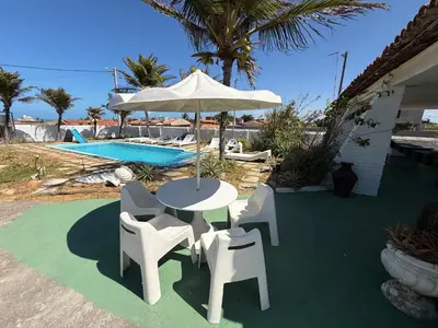 A piscina em ou perto de Linda casa Taiba
