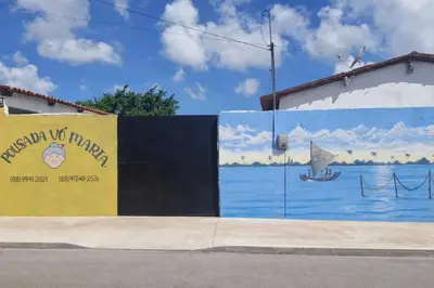A planta de Pousada Vó Maria