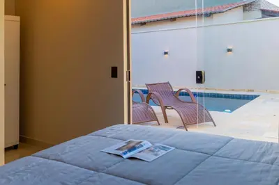 A piscina em ou perto de Casa Lorenzo Preá Beach