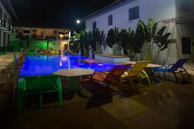 A piscina em ou perto de Pousada Kalunga