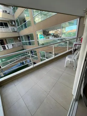 Uma varanda ou terraço em Beach Place Cumbuco Apto 106