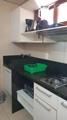 A cozinha ou kitchenette de Seaview Beachfront Apartment 324 in Kariri Beach Residence Cumbuco