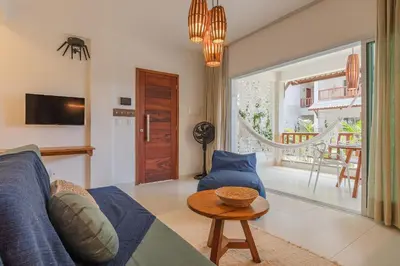Uma televisão e/ou sistema de entretenimento em Kite Star - Exclusividade por Carpediem
