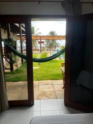 Uma varanda ou terraço em Pousada Quinta do Mar
