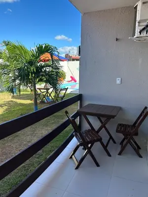 Uma varanda ou terraço em Pousada Lagoa Azul