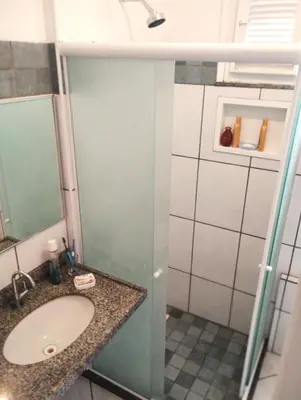 Uma casa de banho em Apartamento kite surfe Cumbuco Tabuba