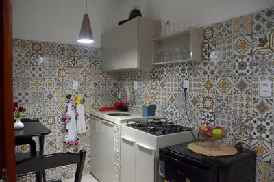 A cozinha ou kitchenette de Casa Sophis Hospedaria Praia do Preá