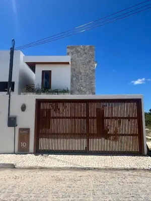 O edifício onde a casa de férias está situado
