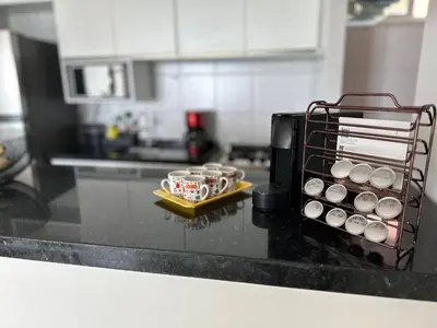 A cozinha ou kitchenette de Terraços do Atlântico - Beira mar de Iracema