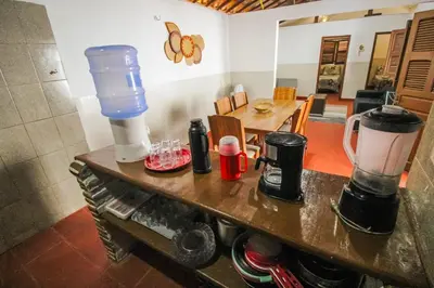 A planta de Casa Azul - Aconchego na Broadway a Poucos Metros da Praia