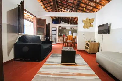 A planta de Casa Azul - Aconchego na Broadway a Poucos Metros da Praia