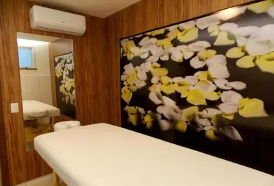 Uma cama ou camas num quarto em Apartamento Porto Beach a 200m do Beach Park